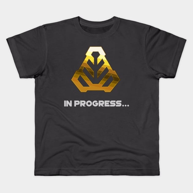 Gold In Progress. [Rocket League] Kids T-Shirt by Tad